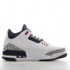 Nike Air Jordan 3 Retro ‘Hvit Svart Grå’ Sko 398614-123