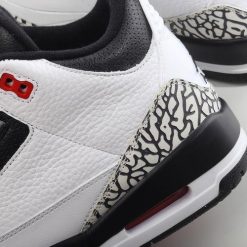 Nike Air Jordan 3 Retro ‘Hvit Svart Grå’ Sko 398614-123