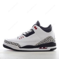 Nike Air Jordan 3 Retro ‘Hvit Svart Grå’ Sko 398614-123