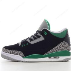 Nike Air Jordan 3 Retro ‘Svart Sølv Hvit Grønn’ Sko CT8532-030