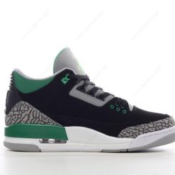 Nike Air Jordan 3 Retro ‘Svart Sølv Hvit Grønn’ Sko CT8532-030