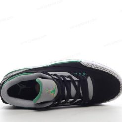 Nike Air Jordan 3 Retro ‘Svart Sølv Hvit Grønn’ Sko CT8532-030