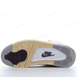 Nike Air Jordan 4 Retro ‘Hvit Lilla Brun’ Sko Q490418-100