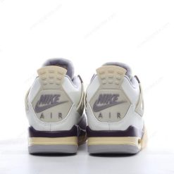 Nike Air Jordan 4 Retro ‘Hvit Lilla Brun’ Sko Q490418-100