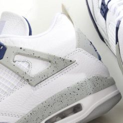 Nike Air Jordan 4 Retro ‘Hvit Navy Grå Rød’ Sko DH6927-140