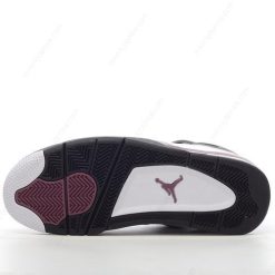 Nike Air Jordan 4 Retro ‘Hvit Svart Grå Lilla’ Sko CZ5624-100