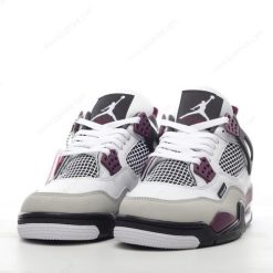 Nike Air Jordan 4 Retro ‘Hvit Svart Grå Lilla’ Sko CZ5624-100