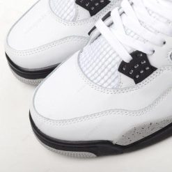 Nike Air Jordan 4 Retro ‘Hvit Svart Grå’ Sko 308497-103