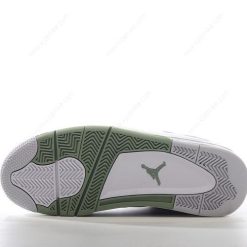 Nike Air Jordan 4 Retro ‘Hvit Svart Grønn’ Sko AQ9129-103