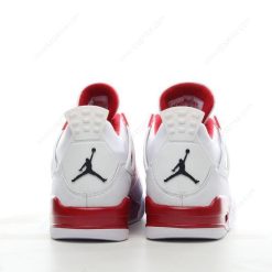 Nike Air Jordan 4 Retro ‘Hvit Svart Rød’ Sko 308497-106