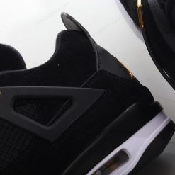 Nike Air Jordan 4 Retro ‘Svart Gull’ Sko 308497-032