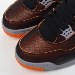 Nike Air Jordan 4 Retro ‘Svart Oransje’ Sko CW7183-100