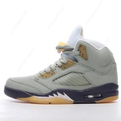 Nike Air Jordan 5 Retro ‘Grønn Svart Gul’ Sko 440888-300