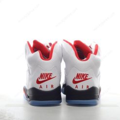 Nike Air Jordan 5 Retro ‘Hvit Rød Svart’ Sko 440888-100