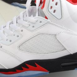 Nike Air Jordan 5 Retro ‘Hvit Rød Svart’ Sko 440888-100