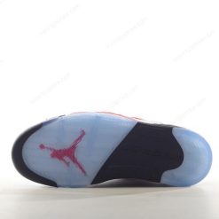 Nike Air Jordan 5 Retro ‘Hvit Rød Svart Sølv’ Sko 440890-102