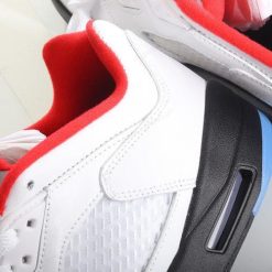 Nike Air Jordan 5 Retro ‘Hvit Rød Svart Sølv’ Sko 440890-102