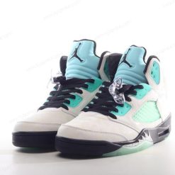 Nike Air Jordan 5 Retro ‘Hvit Svart Hvit Grønn’ Sko CN2932-100