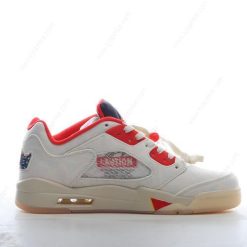 Nike Air Jordan 5 Retro Low ‘Rød Gul Hvit’ Sko DD2240-100