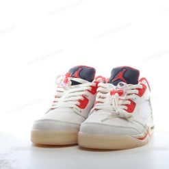 Nike Air Jordan 5 Retro Low ‘Rød Gul Hvit’ Sko DD2240-100