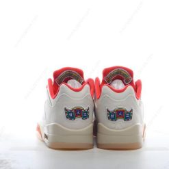 Nike Air Jordan 5 Retro Low ‘Rød Gul Hvit’ Sko DD2240-100