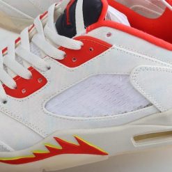 Nike Air Jordan 5 Retro Low ‘Rød Gul Hvit’ Sko DD2240-100