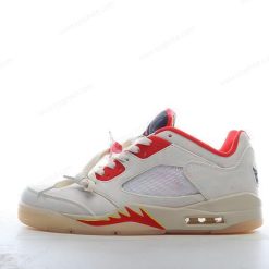 Nike Air Jordan 5 Retro Low ‘Rød Gul Hvit’ Sko DD2240-100