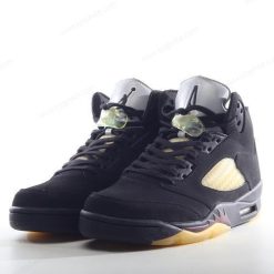 Nike Air Jordan 5 Retro ‘Svart Sølv’ Sko 136027-001