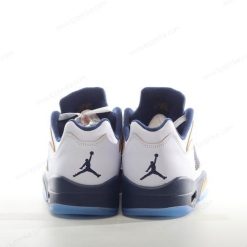 Nike Air Jordan 5 Retro ‘White Gold Navy’ Sko 819171-135