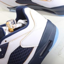 Nike Air Jordan 5 Retro ‘White Gold Navy’ Sko 819171-135