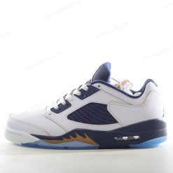 Nike Air Jordan 5 Retro ‘White Gold Navy’ Sko 819171-135