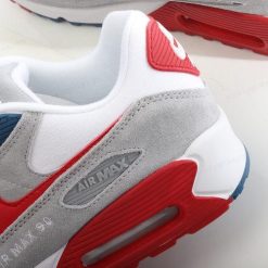 Nike Air Max 90 ‘Grå Hvit Rød’ Sko DQ8235-001