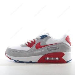 Nike Air Max 90 ‘Grå Hvit Rød’ Sko DQ8235-001