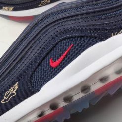 Nike Air Max 97 Golf NRG ‘Blå Gull Hvit Rød’ Sko CK1220-400