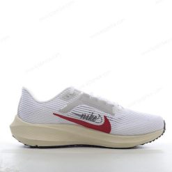 Nike Air Zoom Pegasus 40 ‘Hvit Sølv Rød’ Sko FB7703-100