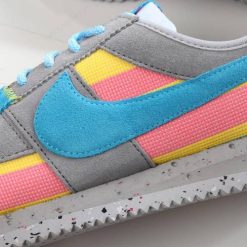 Nike Cortez ‘Grå Blå Rosa Gul’ Sko DR1413-002