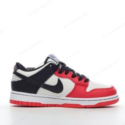 Nike Dunk Low EMB ‘Svart Rød Hvit’ Sko DO6288-100