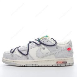 Nike Dunk Low x Off-White ‘Grå Hvit’ Sko DJ0950-115