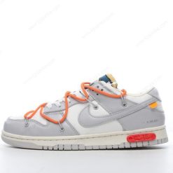 Nike Dunk Low x Off-White ‘Grå Hvit’ Sko DM1602-104