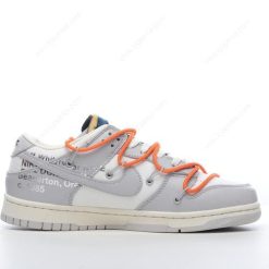 Nike Dunk Low x Off-White ‘Grå Hvit’ Sko DM1602-104