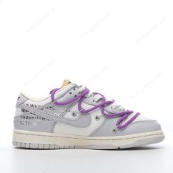 Nike Dunk Low x Off-White ‘Grå Hvit’ Sko DM1602-107