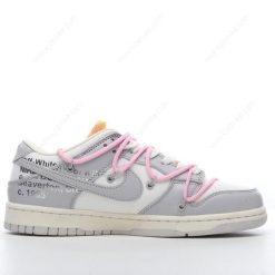 Nike Dunk Low x Off-White ‘Grå Hvit’ Sko DM1602-109