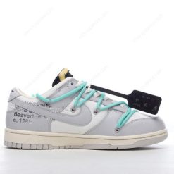 Nike Dunk Low x Off-White ‘Grå Hvit’ Sko DM1602-114