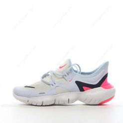 Nike Free RN 5 ‘Hvit Svart Blå’ Sko AQ1316-101