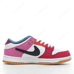 Nike SB Dunk Low Pro QS ‘Hvit Svart Rød Rosa’ Sko DH7695-100