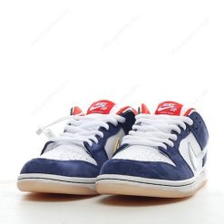 Nike SB Dunk Low ‘Sølv Navy Rød’ Sko 839685-416