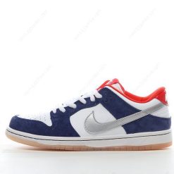 Nike SB Dunk Low ‘Sølv Navy Rød’ Sko 839685-416